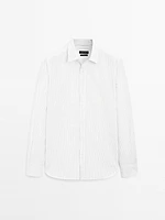 100% cotton regular fit poplin shirt
