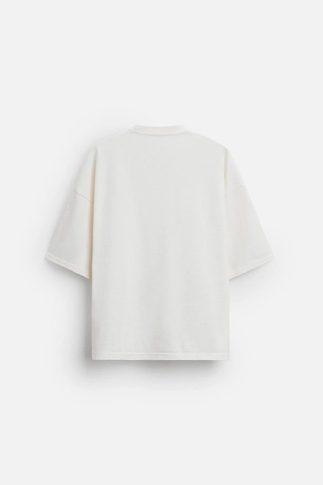TEXT WASHED SWEATSHIRT