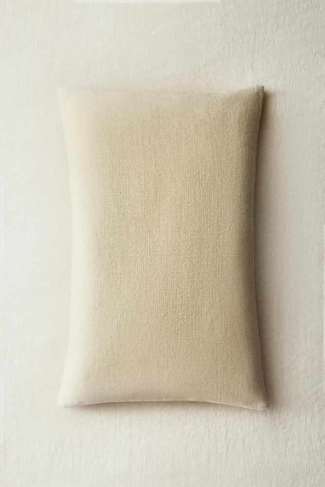 HOUSSE DE COUSSIN UNIE LIN