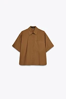 POPLIN POCKET SHIRT