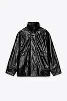 FAUX LEATHER JACKET ZW COLLECTION