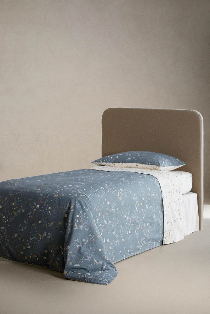 DRAP DE DESSUS ENFANT ESPACE