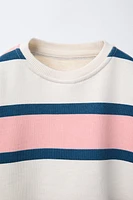 SWEAT À RAYURES