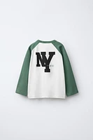 CONTRAST JOGGING T-SHIRT