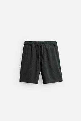 GEOMETRIC JACQUARD SHORTS