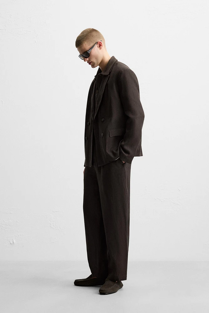 SUIT JACKET 100% LINEN