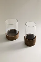 LANTERNE VERRE RECYCLABLE ET CÉRAMIQUE