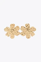 WROUGHT MAXI FLOWER EARRINGS