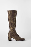 LEATHER HEELED BOOTS KATE MOSS X ZARA