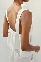 TOP À LACETS