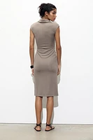 PIQUÉ SHIRT DRESS