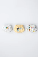 2-6 ANS/ LOT DE TROIS SLIPS BLUEY © LUDO STUDIO
