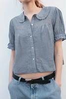 FLORAL EMBROIDERY SHIRT
