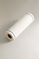 ROLL OF COTTON NAPKINS WITH BORDER (SET OF 20)