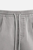 RELAXED FIT WASHED SHORTS