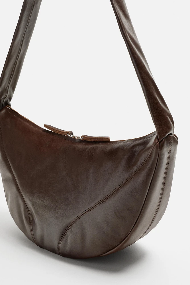 LEATHER SHOULDER BAG