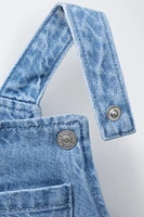 SALOPETTE COURTE EN DENIM