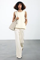 BUTTONED KNIT VEST