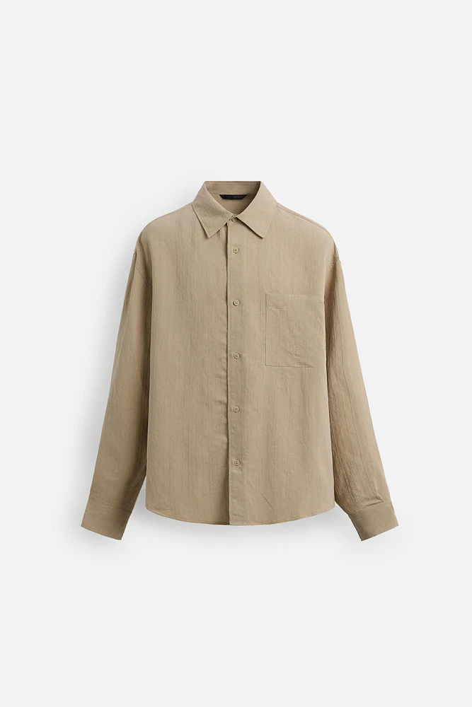 FLOWY POCKET SHIRT