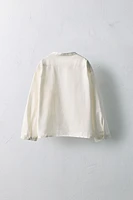 AGES 2-5/LIMITED EDITION MANDARIN COLLAR POPLIN SHIRT