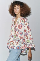 ZW COLLECTION PRINTED SHIRT