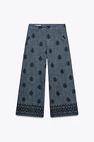 EMBROIDERED CULOTTES