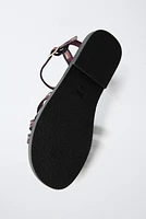 PRINTED SANDALS