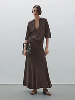 Long flared skirt