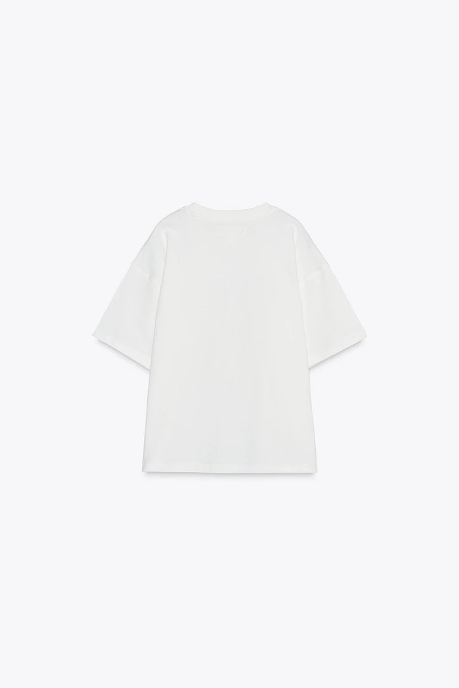 T-SHIRT UNI INSCRIPTION X FANGLU LIN