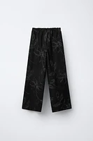 SHIMMER EMBROIDERED PANTS
