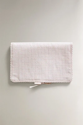 CHILDREN’S STRIPED SQUARE WIPE HOLDER