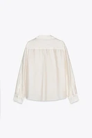 ZW COLLECTION EMBROIDERED POCKET SHIRT