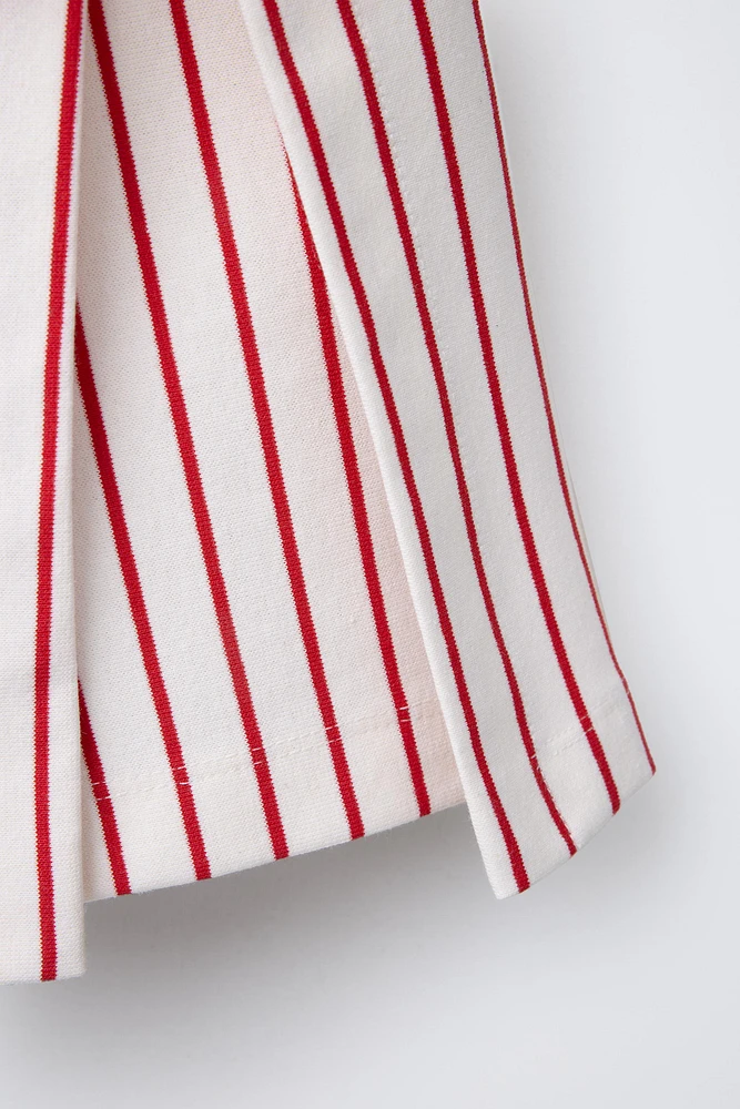 STRIPED BOW SKORT