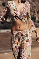 PRINTED CROP TOP