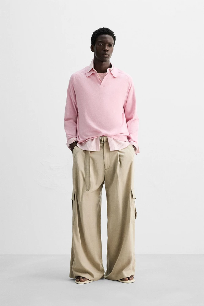 LIGHTWEIGHT KNIT POLO SHIRT