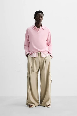 LIGHTWEIGHT KNIT POLO SHIRT