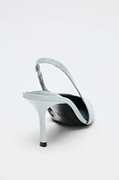 PATENT FINISH SLINGBACK SHOES