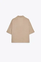 CHEMISE FLUIDE MANCHES COURTES