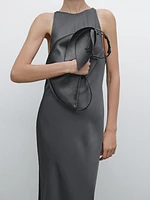 Halter midi dress with floral detail - Studio