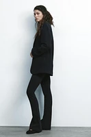 INTERLOCK FLARE LEGGINGS