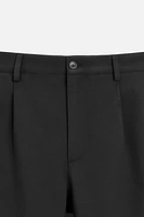 PLEATED CARGO PANTS