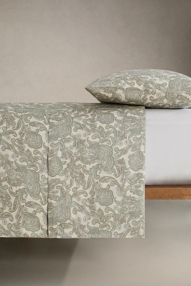 PAISLEY SATEEN DUVET COVER