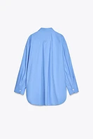 OVERSIZED POPLIN SHIRT ZW COLLECTION