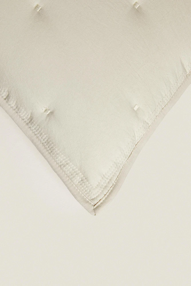 HOUSSE DE COUSSIN ÉDREDON MICROFIBRE
