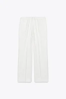 WIDE-LEG JACQUARD PANTS