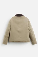 MIXED COLLAR JACKET