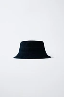 REVERSIBLE WAXED BUCKET HAT