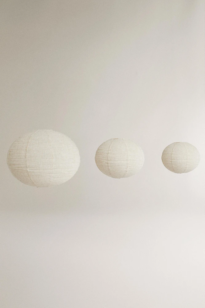 LINEN PENDANT LAMP LAMPSHADE
