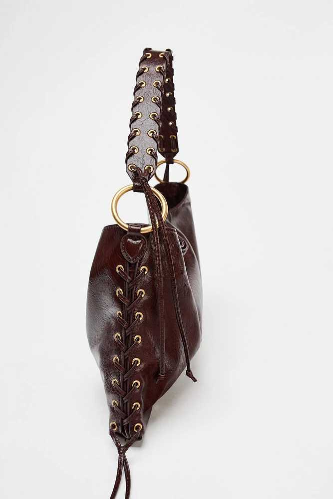 SAC PORTÉ ÉPAULE À ŒILLETS