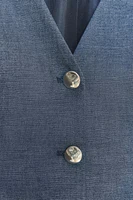 GILET PEPLUM EN LIN